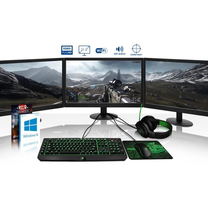  Voxel GLR770-378 Pack PC Gamer - AMD Ryzen 8-Core,