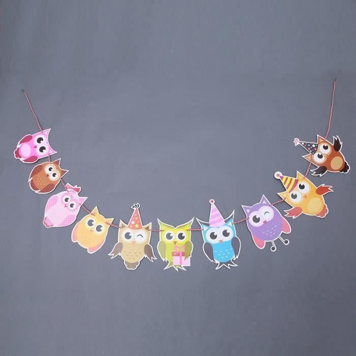 Ym Banderole Joyeux Anniversaire Hibou Diy Decoration Festivale Ymvso7a1004 Cdiscount Maison Ym Banderole Joyeux Anniversaire Hibou Diy Decoration Festivale Ymvso7a1004 Cdiscount Maison