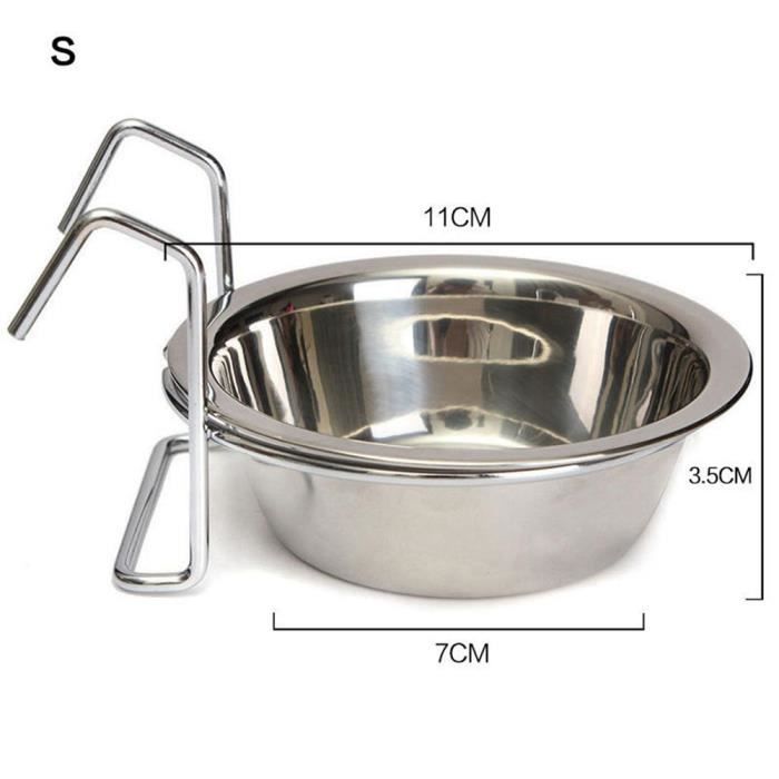 11cm Bol De Chat Suspendu Gamelle Pour Chien Chat Inox Distributeur Nourriture Chat Distributeur Croquettes Chiens Chat S Achat Vente Gamelle Ecuelle 11cm Bol De Chat Suspendu Cdiscount