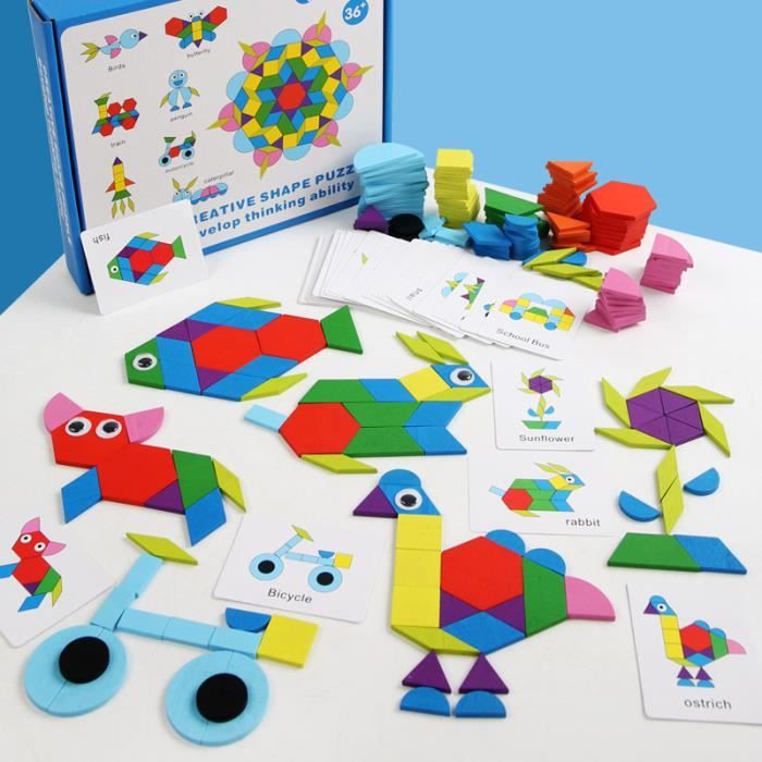 Boîte à Puzzle Magnétique Pour Enfant 3-6 Ans - Avec Planche à Dessin Et Accessoires, Jeu Sensoriel Et Motricité Fine