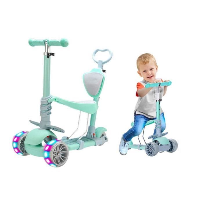 5 En 1 Enfants Trottinette Bebe Trottinette Trottinette Reglable Pour Les Tout Petits De 1 A 6 Ans Garcons Filles Soutenant 50 Achat Vente 5 En 1 Enfants Cdiscount