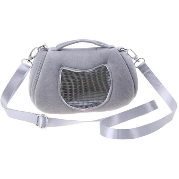 Sac de transport en bandoulière pour petits animaux domestiques (hamster rat chinchilla furet)
