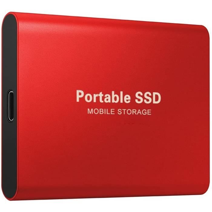 Disque dur SSD externe haute vitesse - Blu7ive - USB 3.0 - Couleur beige