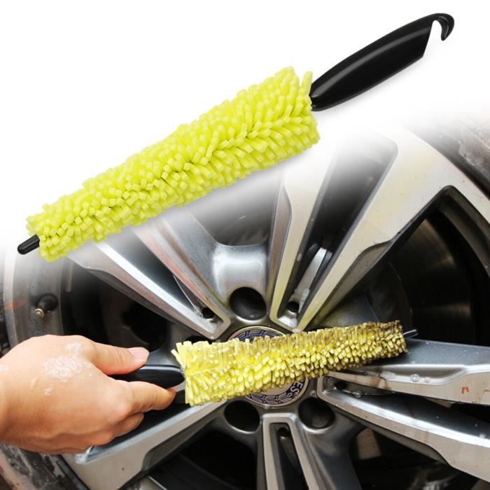 Brosse De Nettoyage Pour écrous De Roue Et Jantes - 16 Cm, Poils 3 Cm, Matière PP Durable