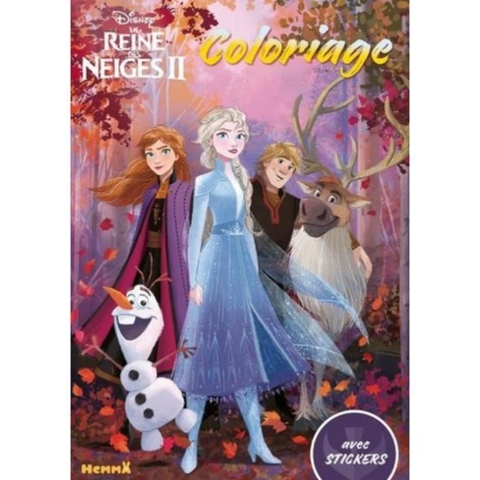 Coloriages Avec Stickers La Reine Des Neiges 2 Achat Vente