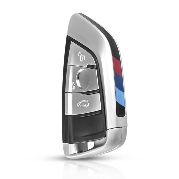 Taille -3 boutons Clé télécommande intelligente à pour BMW, compatible modèles X5, X6, F15, X6, F16, G30, 7 séries, G11, X1, F48,