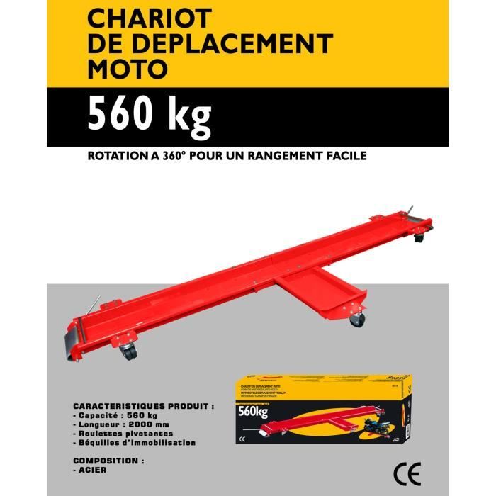 Autoselect Chariot De Deplacement Moto 560 Kg Achat Vente