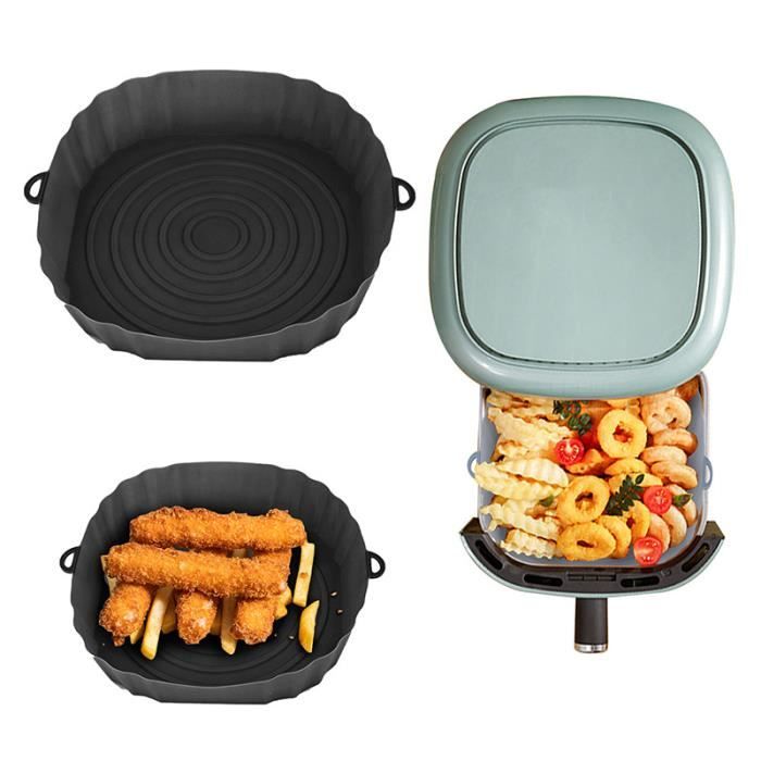 Friteuse à Air en Silicone, plateau de cuisson pour four, Pizza frite ...