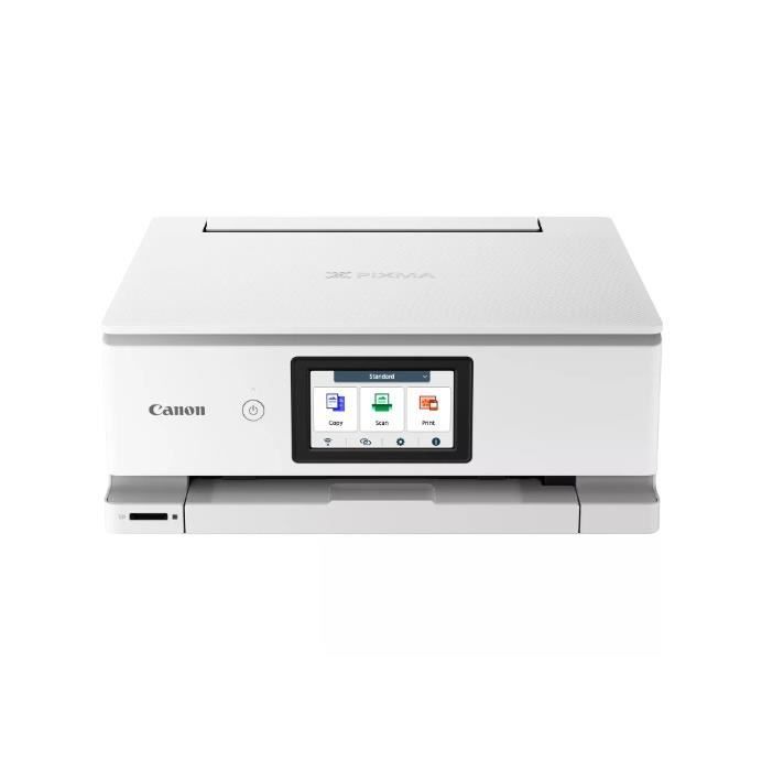Imprimante Multifonction – CANON – PIXMA TS8751 – Capacité  200 feuilles – 6 réservoirs dencre individuels – Couleur – WIFI – Blanc