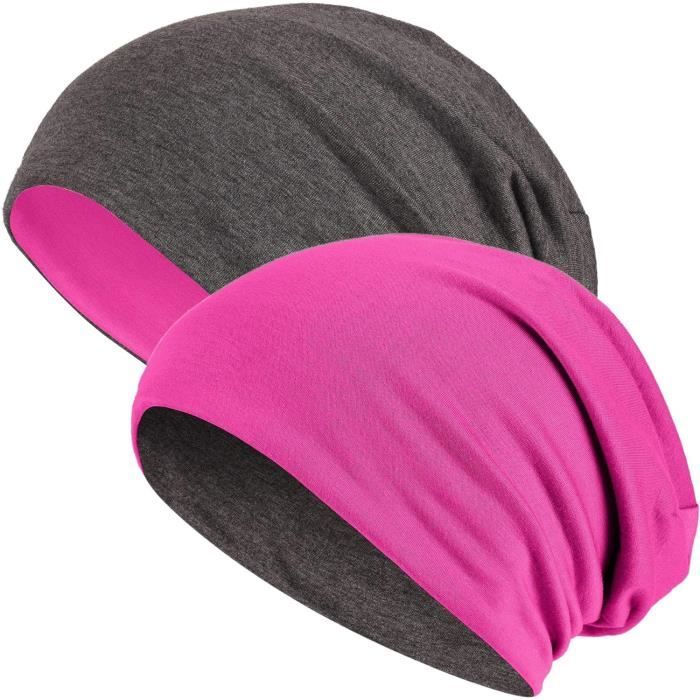 Bonnet D'Été Long En Jersey Shenky - Confortable, Doux Et Anti-Démangeaisons, Plusieurs Coloris