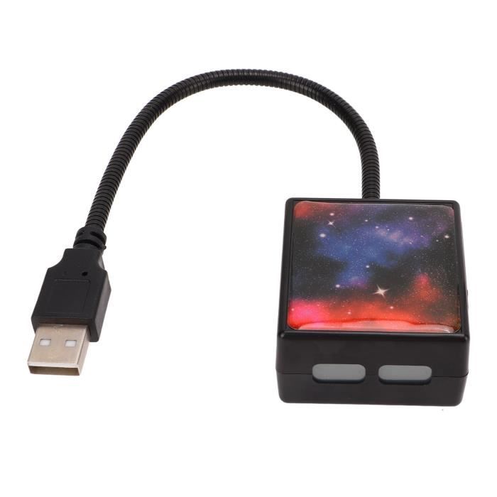 Aramox Mini Lampada USB A Stelle Proiettore – 5V 0.15W, Luci Notturne Per Auto E Camera, Atmosfera Romantica, Regolabile E Portatile