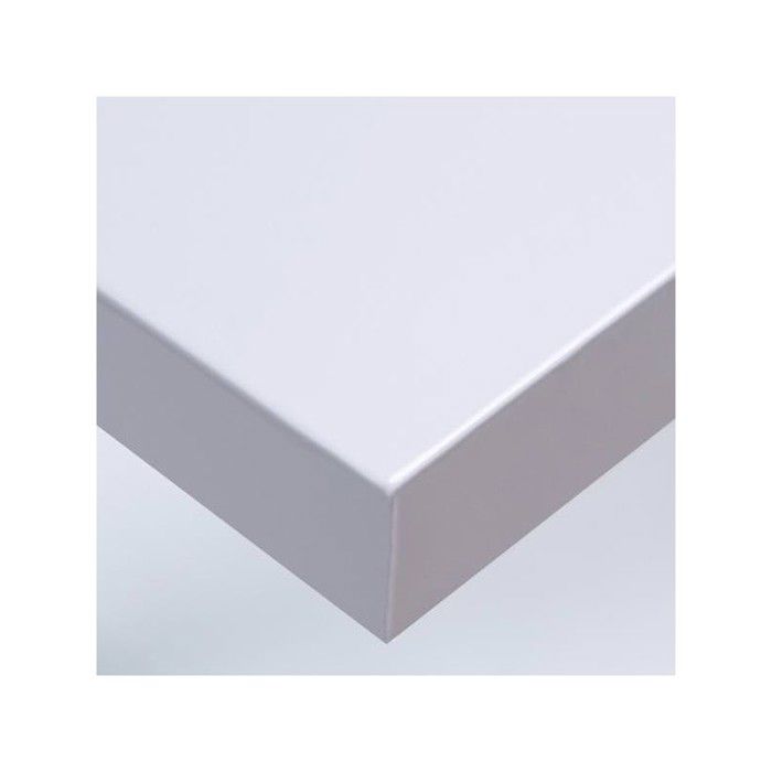DIMEXACT - Papier adhésif pour meuble blanc laqué - 122 cm x 2.5 m - En Rouleau