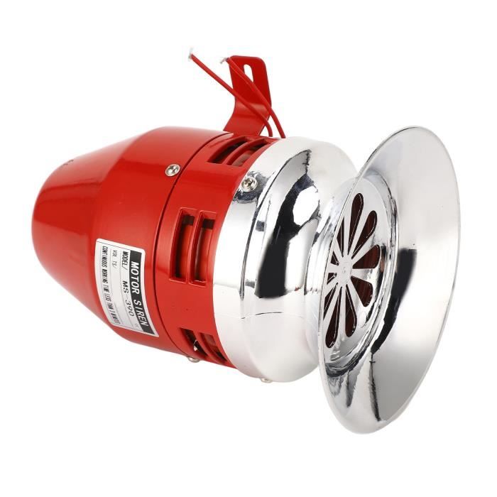 Klaxon Moto/voiture 12V 30W 3 Tons - Sirène Puissante 110 DB, Universelle, Facile à Installer