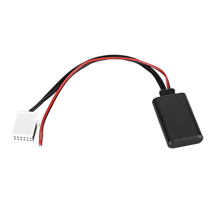 Module AUX Bluetooth Voiture - Adaptateur RCA Avec Micro Mains Libres - Compatible Universelle