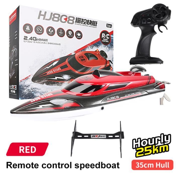 Haute vitesse 2.4G télécommande RC bateau 4CH doub... - Grandado