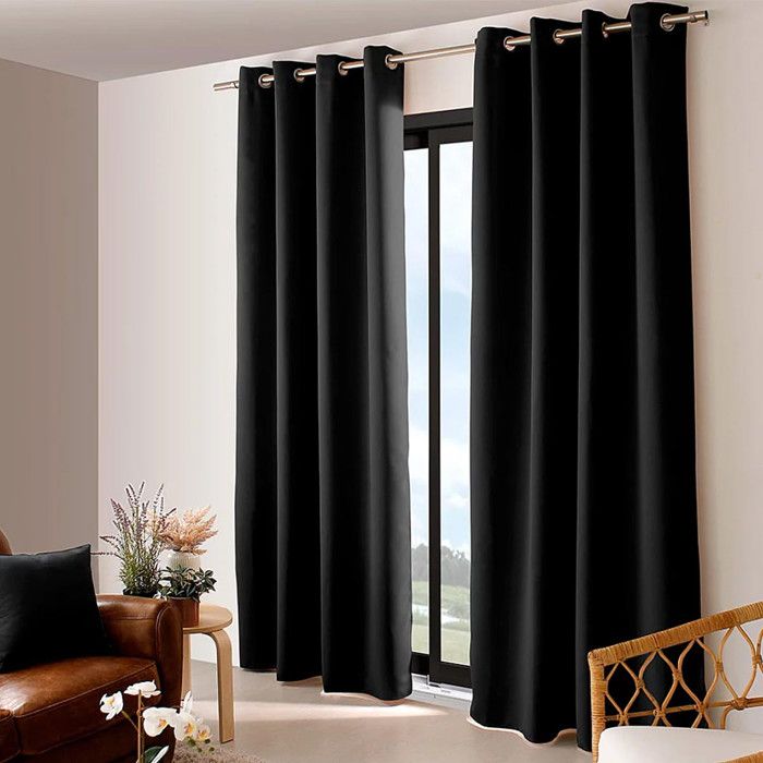 Lovely Casa Tenda Oscurante Modello Notte – Colore Cammello, 140x280cm, 100% Poliestere - 5