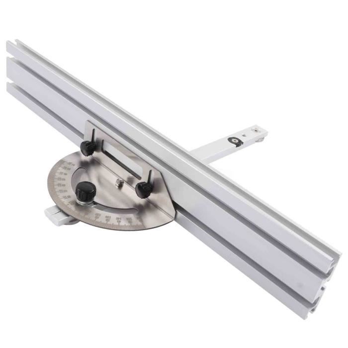 Jauge à Onglet Professionnelle En Alliage D'aluminium - Guide De Coupe Pour Scie à Table, Scie à Ruban, Fraiseuse Et Ponceuses
