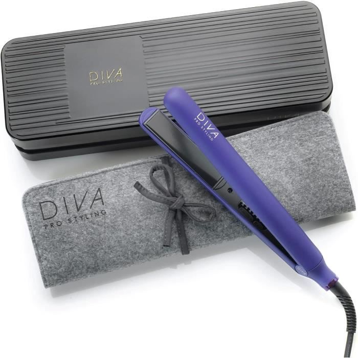 Lisseur Styler - GENERIC - Diva Pro Styling - Digital - Assiettes céramique infusées (macadamia argan kératine) - 110–235°C