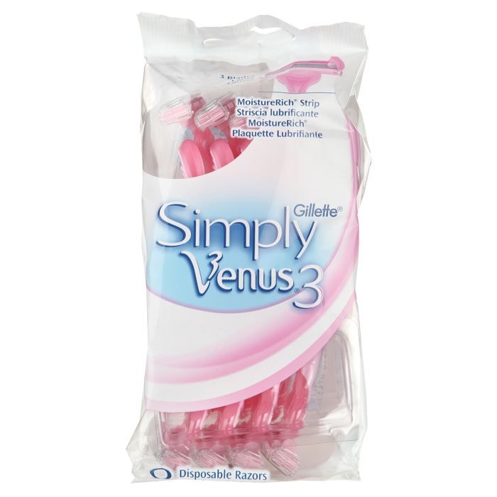Gillette Simply Venus 3 Rasoirs Jetables Femme x 8 Cdiscount Au quotidien