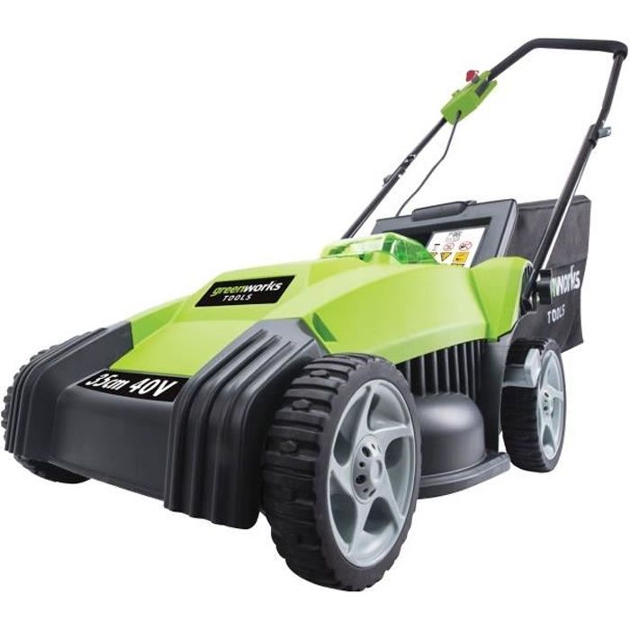 Greenworks Tondeuse à gazon sans batterie 40 V G40LM35 2501907