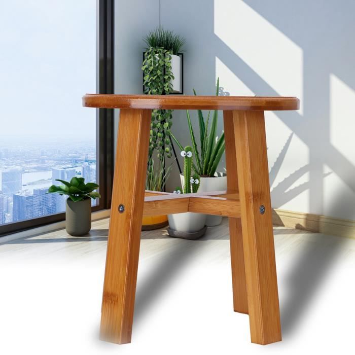 KIMISS siège pliant en bambou Tabouret pliant bambou Massage boutique