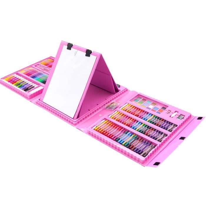 208pcs Sets de Dessin,Malette de Coloriage Enfants Aquarelle Crayon