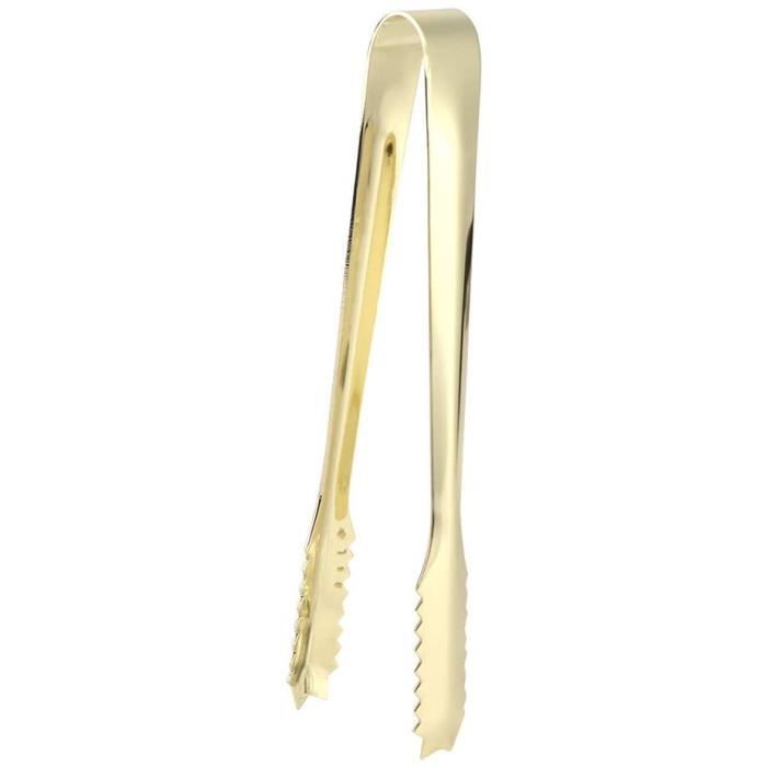 Pince à Glaçons En Acier Inoxydable - Mini Pince De Service 16 Cm - Pour Glaçons, Sucre, Cocktails, Barbecue, Bar Et Maison