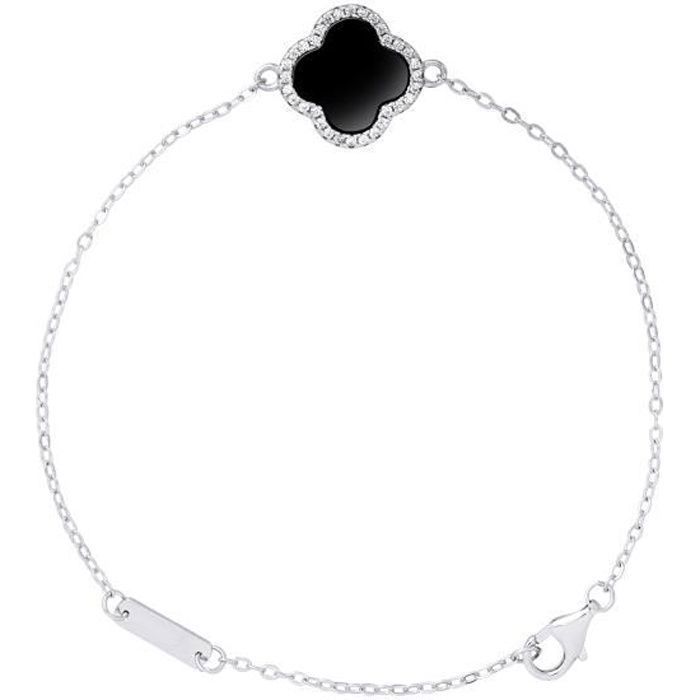 Bracelet - LOVA LOLA VAN DER KEEN - Porte Bonheur - Argent Massif 925 - Oxyde de Zirconium - Taille Réglable