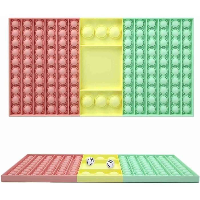 Pop It Fidget Toys MEINRAUM 20cm Push Pop Bubble Sensory Toy Silico Arcenciel Antistress Popit Educatifs Sensoriels A Press Am