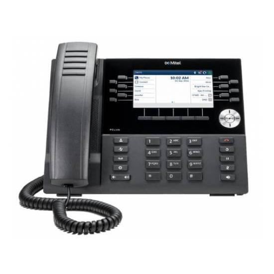 Téléphone VoIP - MITEL - 6930W - Noir - 1 combiné - Mains libres