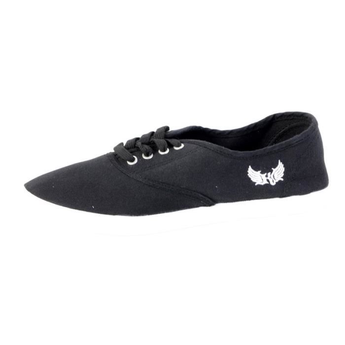 basket kaporal femme noir