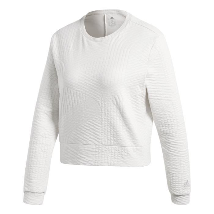 pull adidas gris femme