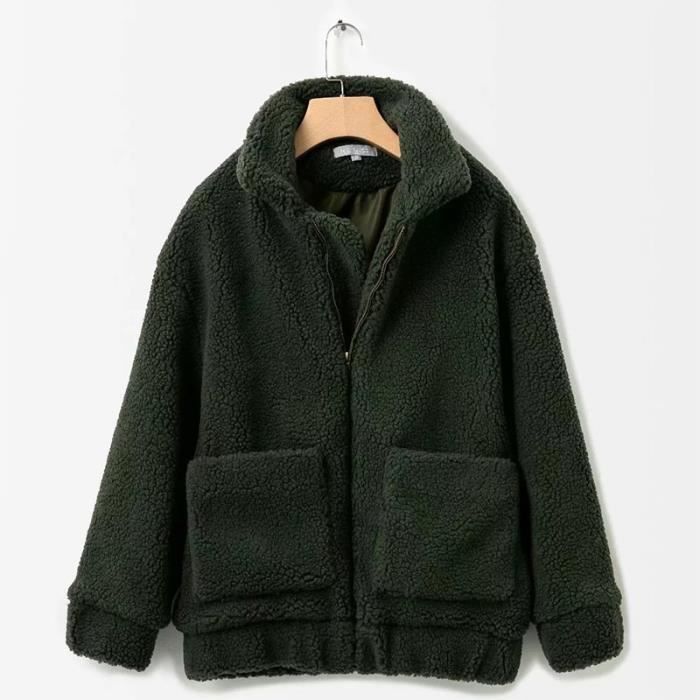 Manteau col mouton femme 2025