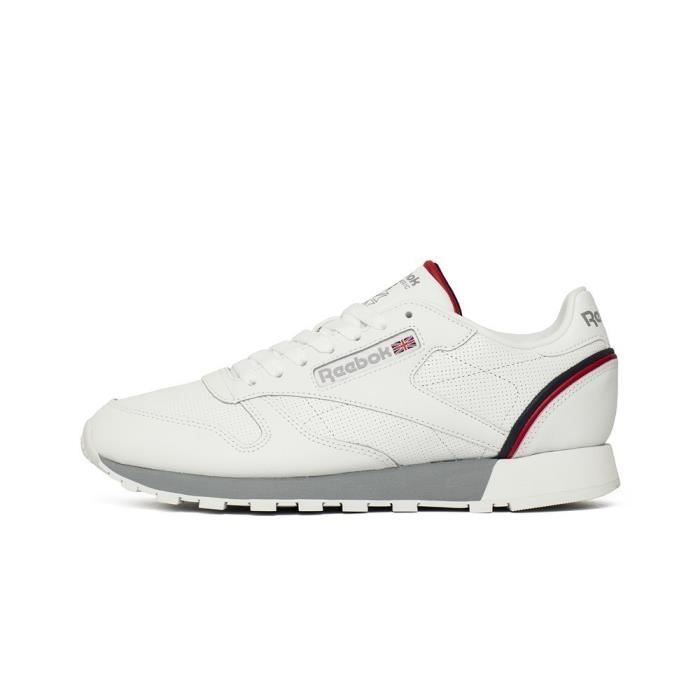 reebok classic leather blanche et grise