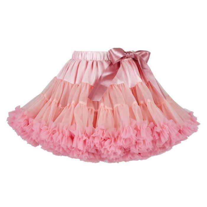 Jupe Tutu Yealoo Fille - Tulle Arc-en-Ciel - Danse Classique Ballet - Taille Élastique Adjustable