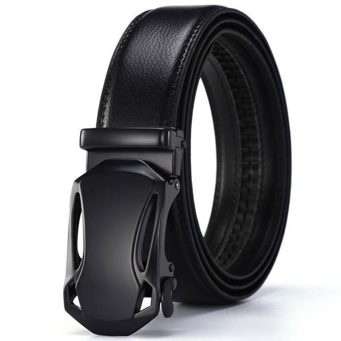 Ceinture en cuir vachette camel