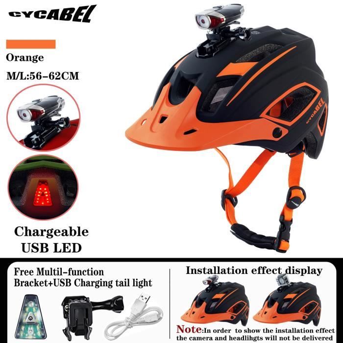 casque velo avec lumiere