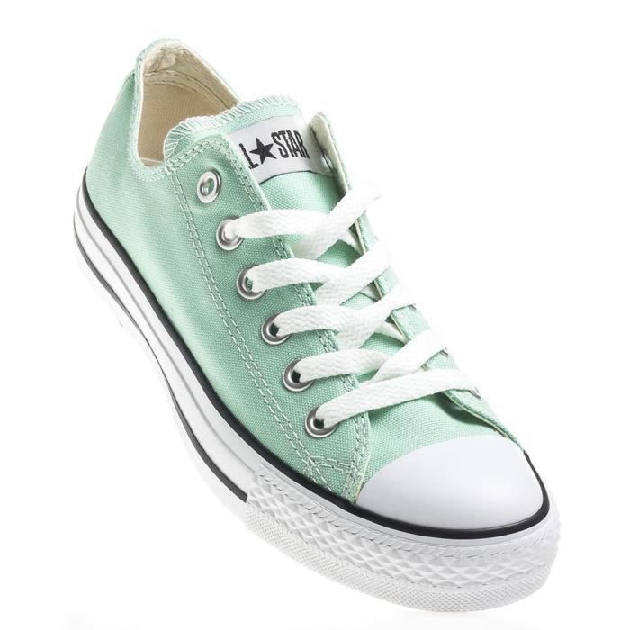 converse haute femme verte