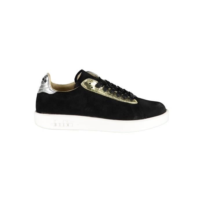 Baskets Femme - DIADORA - Noir Cuir - Lacets