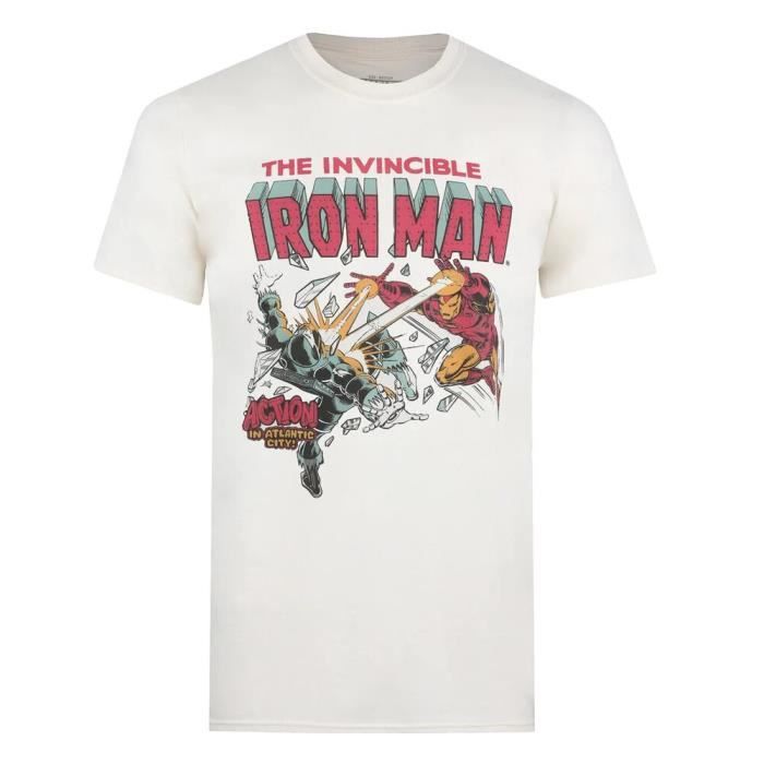T shirt discount iron man homme