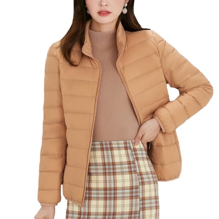 Doudoune Femme Hiver - Doudoune Légère Et Chaude - Avec Col