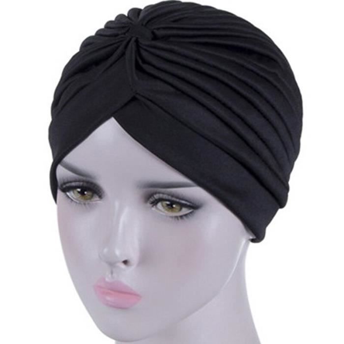 Turban En Velours Pour Femme - Hijab Bandana écharpe De Tête Décontracté, Neuf Avec étiquettes