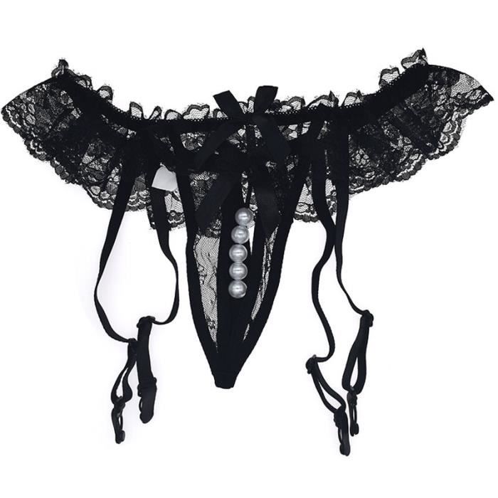 Portejarretelle,Portejarretelles en dentelle noire pour femme,portejarretelles,porte