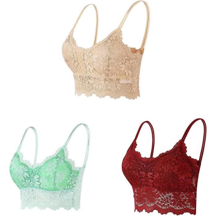 Soutien-gorge Push-up Sans Armatures GRACING Taille 36A - Effet Lacets, Neuf Avec étiquettes