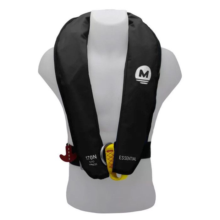 Comparer les prix de Gilet de sauvetage gonflable automatique 170N avec harnais ESSENTIAL Noir