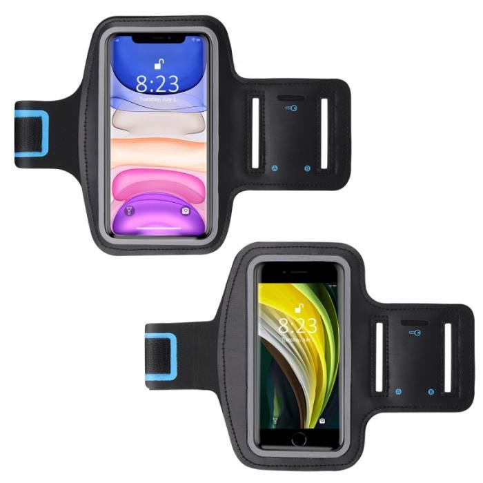 2 pieces bras telephone sacs Portable durable supports de brassard poches de portable pour Jogging course PORTE CARTES POCHETTE Cdiscount