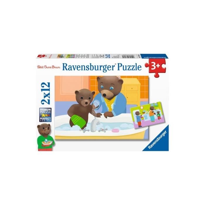 2 Puzzles Enfant 24 Pieces Petit Ours Brun Prend Son Bain Cuisine Ravensbourger Dessin Anime Cdiscount Jeux Jouets 2 Puzzles Enfant 24 Pieces Petit Ours Brun Prend Son Bain Cuisine Ravensbourger Dessin Anime Cdiscount Jeux Jouets