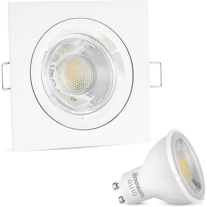 Ampoule spot mat LED GU10 5,6 W 450 lm blanc chaud XANLITE