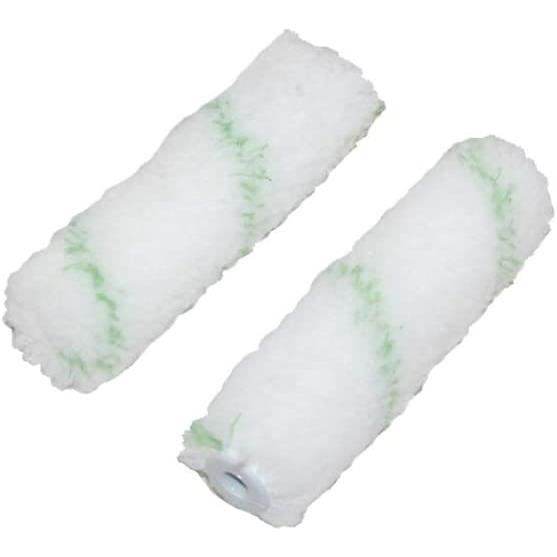 2 Mini Recharges Finition Satin Système Turbo Téflon 110 Mm - Gain De Temps 30% - Pour Rouleau Peinture