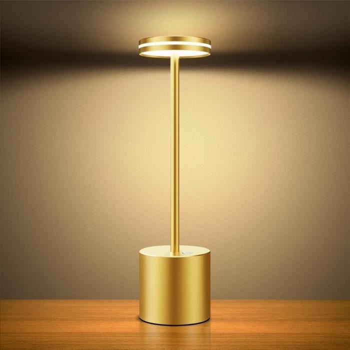 Lampe sans fil rechargeable USB or Merina - Nos lampes de table
